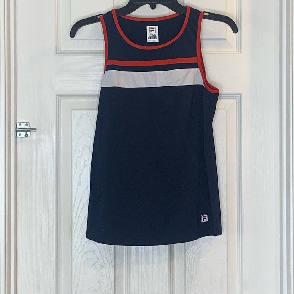FILA Women’s HERITAGE TENNIS FULL  COVERAGE TANK TOP Size XS